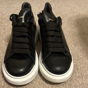 Alexander McQueen Black and White Men's Sneakers